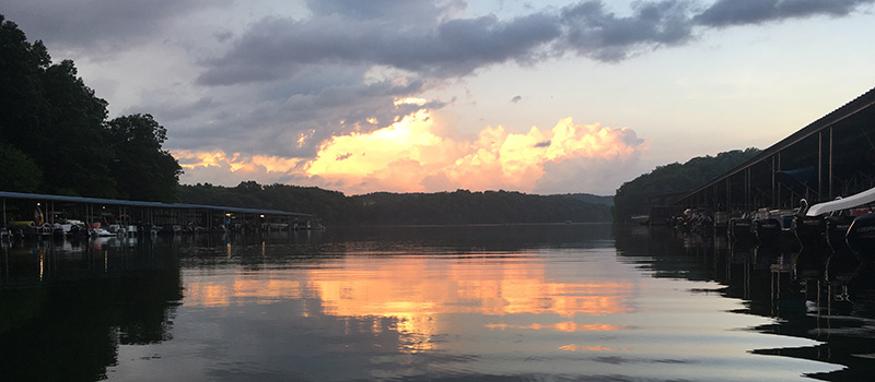 Sunset on Lake Norris